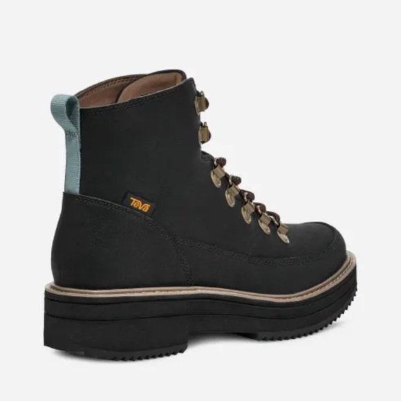 Women’s Teva Black lace up boots, size 9.5 - Picture 12 of 14